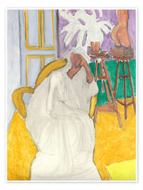 Wall print Seated Figure and Greek Torso, 1939 - Henri Matisse