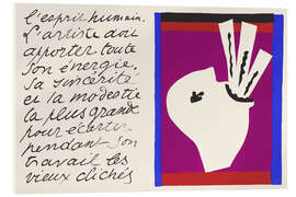 Tableau en verre acrylique Avaleur d'épée, Jazz, 1947 II