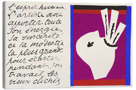Canvas print Sword Swallower, Jazz, 1947 II