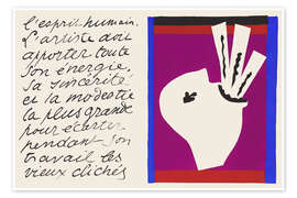 Poster Sword Swallower, Jazz, 1947 II