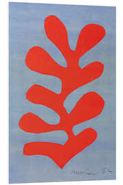 Tableau en PVC Red Algae on Sky Blue Background, 1952