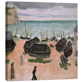 Leinwandbild Die Bootshütten in Etretat, 1920 - Henri Matisse