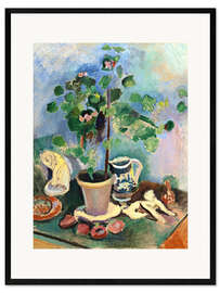Gerahmter Kunstdruck Die Geranie, 1906