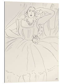 Gallery Print Frau im Abendkleid