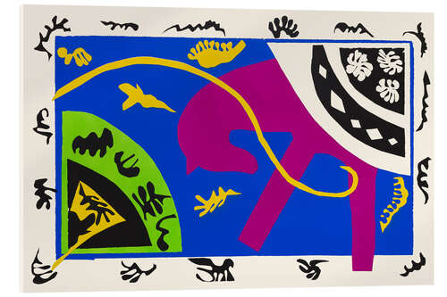 Akrylbillede The Horse, the Riding Student and the Clown, Jazz, 1943