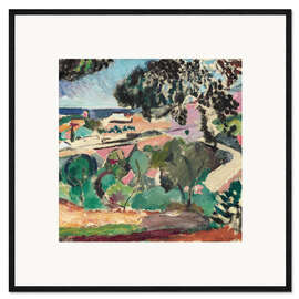 Gerahmter Kunstdruck Landschaft von Collioure, 1907