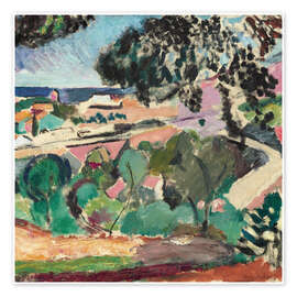 Plakat Landscape of Collioure, 1907