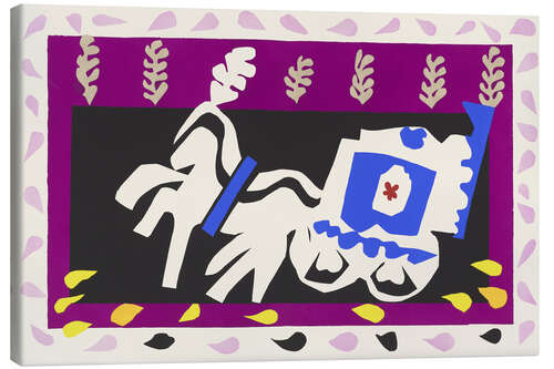 Canvastavla Burial of Pierrot, Jazz, 1947
