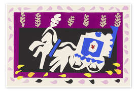Poster Burial of Pierrot, Jazz, 1947 - Henri Matisse