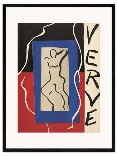 Plakat artystyczny premium w ramie Collected editions of Verve, art and literary magazine