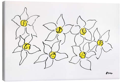 Canvastavla Narcissus, 1945