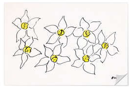 Wall sticker Narcissus, 1945