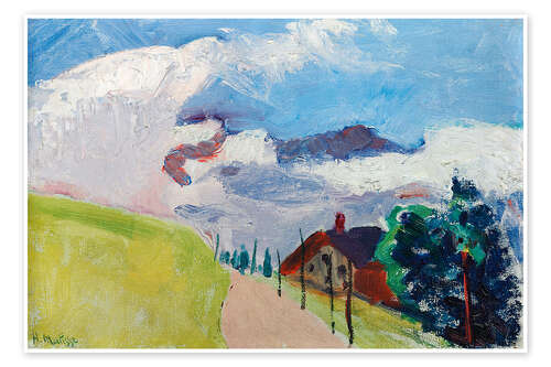 Poster Swiss Landscape, 1901