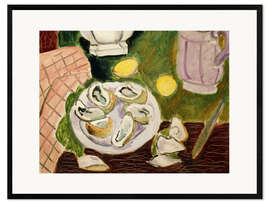Gerahmter Kunstdruck Die Austern, 1941