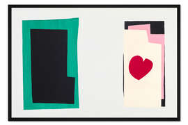 Gerahmter Kunstdruck Das Herz, 1944