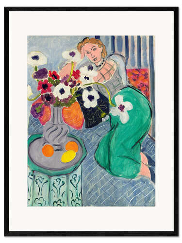 Gerahmter Kunstdruck Odaliske, Blue Harmony, 1937