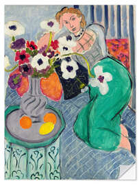 Selvklæbende plakat Odalisque, Blue Harmony, 1937