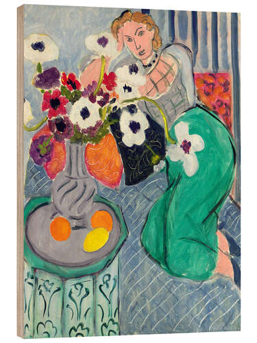 Holzbild Odaliske, Blue Harmony, 1937