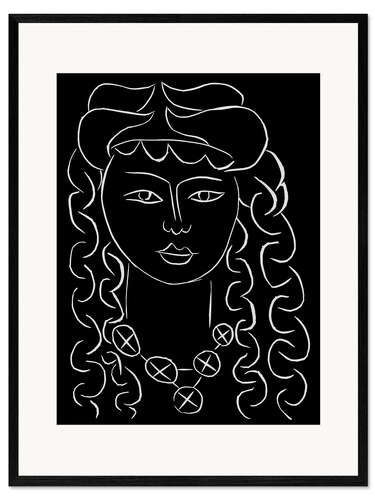 Impressão artística com moldura Pasiphaé, 1944