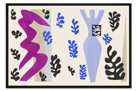 Gerahmter Kunstdruck Der Messerwerfer, Jazz, 1947