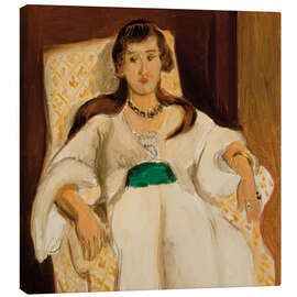 Leinwandbild Frau im Sessel, 1919