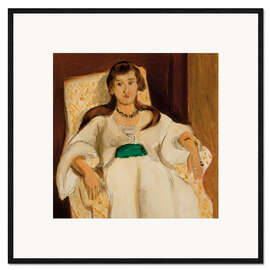 Gerahmter Kunstdruck Frau im Sessel, 1919