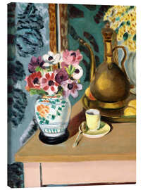 Lærredsbillede Still Life, Flowers and a Cup, 1924