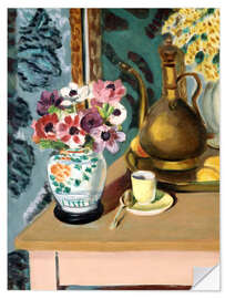 Autocolante decorativo Still Life, Flowers and a Cup, 1924