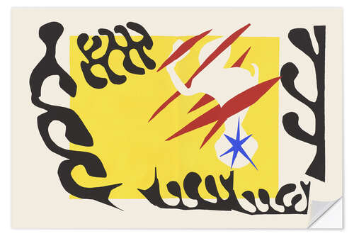 Selvklebende plakat Nightmare of the White Elephant, Jazz, 1947