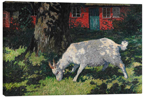 Canvas print Goat in the Garden, 1905