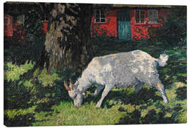 Canvastavla Goat in the Garden, 1905 - Hans Am Ende