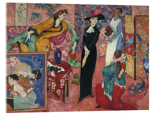 Cuadro de metacrilato Visit - Heinrich Nauen, 1913