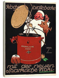 Canvas-taulu Koche, brate, backe mit der neuen Sparküche Koki, 1914 - Vintage Advertising Collection