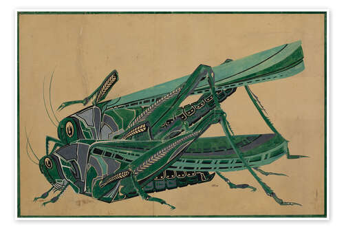 Poster Grasshoppers - Johan Thorn Prikker, 1904