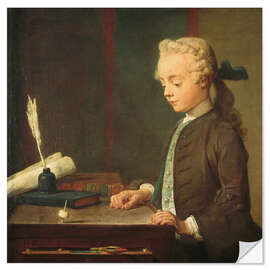 Autocolante decorativo The Child with the Spinning Top, 1738