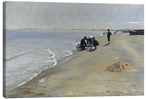 Canvas print South Beach near Skagen, 1884