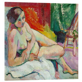 Acrylic print Nude in the Studio, 1906
