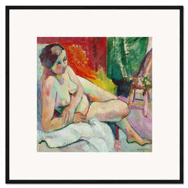 Framed art print Nude in the Studio, 1906
