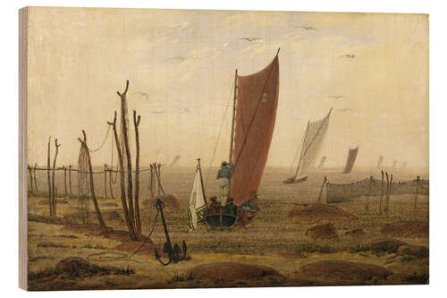 Cuadro de madera The Morning (Boats Leaving), 1815