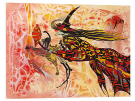 Hartschaumbild Hexenritt, 2007 - Annette Bartusch-Goger