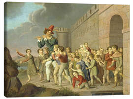 Lienzo The Pied Piper of Hamelin, 1806