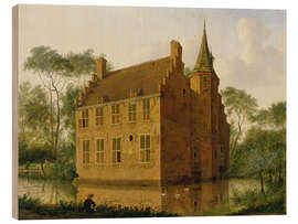Holzbild Das Huis Altena bei Delft - Jan ten Compe, 1747