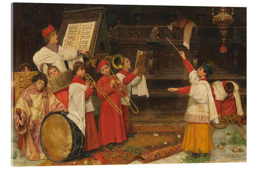 Acrylic print After Mass - Ricardo Villegas Cordero, 1886