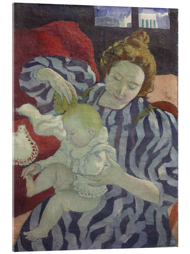 Acrylic print A mother washing her child - Maurice Denis, 1895