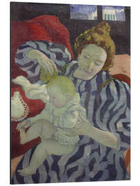 Alubild Eine Mutter wäscht ihr Kind - Maurice Denis, 1895