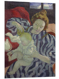 Hartschaumbild Eine Mutter wäscht ihr Kind - Maurice Denis, 1895