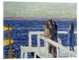 Cuadro de metacrilato Beach promenade with girls - Pierre Bonnard