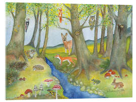 Obraz na szkle akrylowym Steiger Forest - Annette Bartusch-Goger