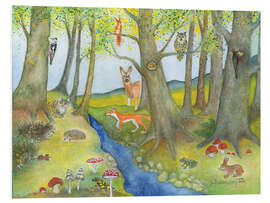 Hartschaumbild Steigerwald - Annette Bartusch-Goger