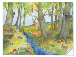 Wandsticker Steigerwald